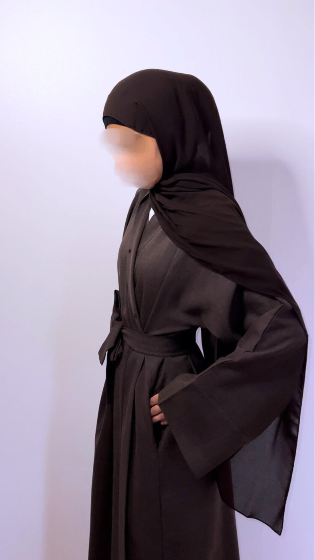 Plain linnen Abaya
