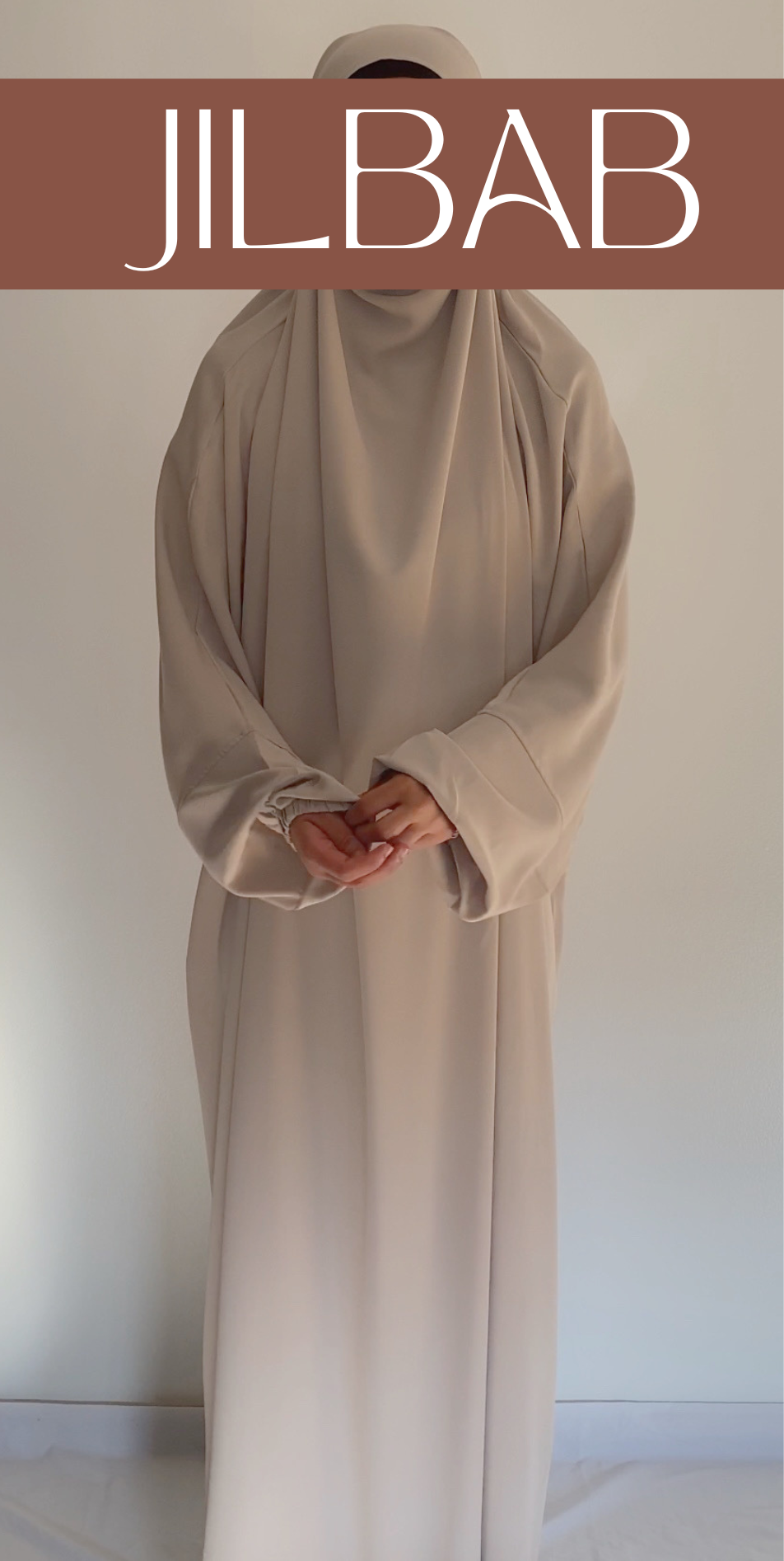 Jilbab Stone Beige