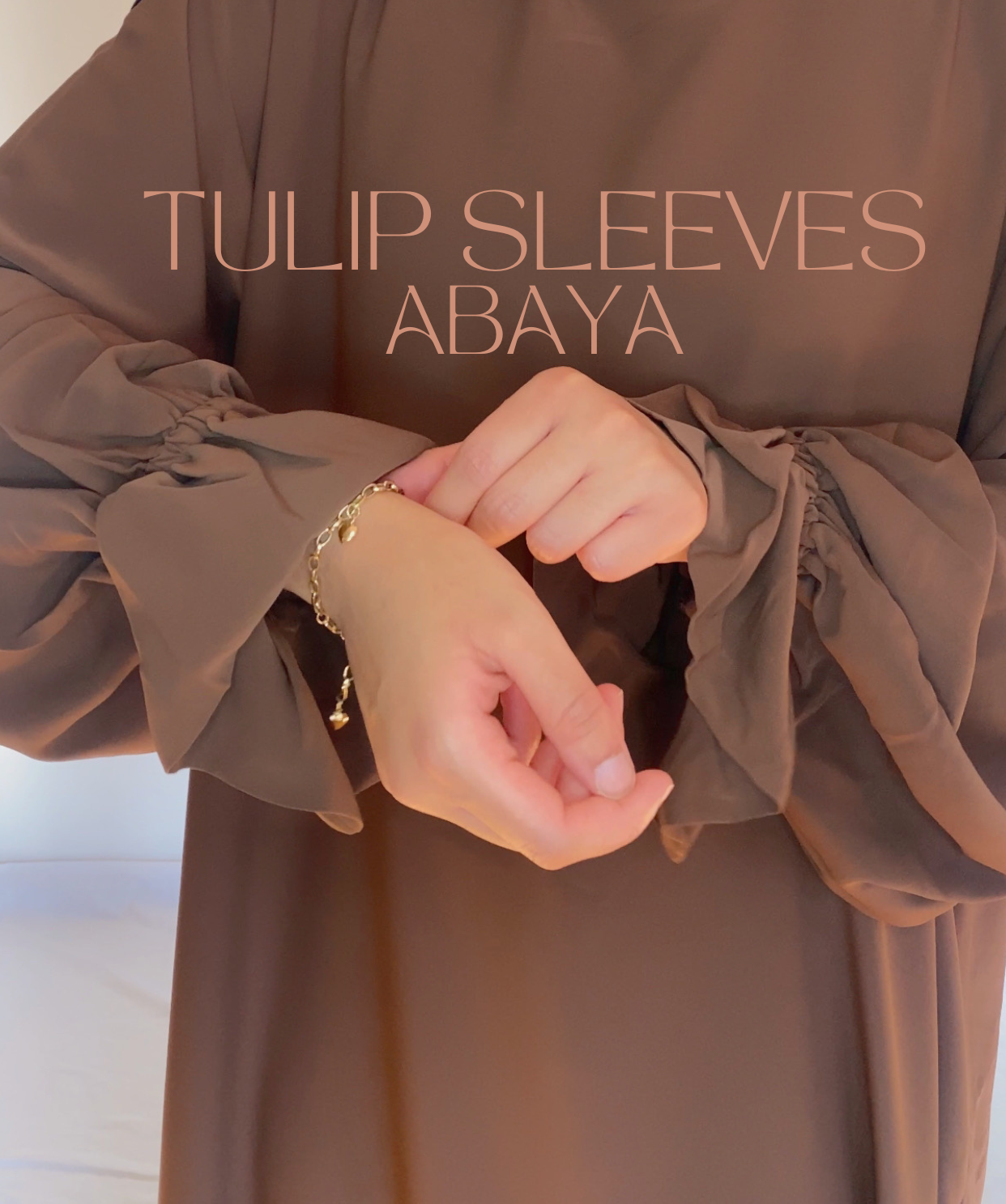 Tulip sleeve abaya