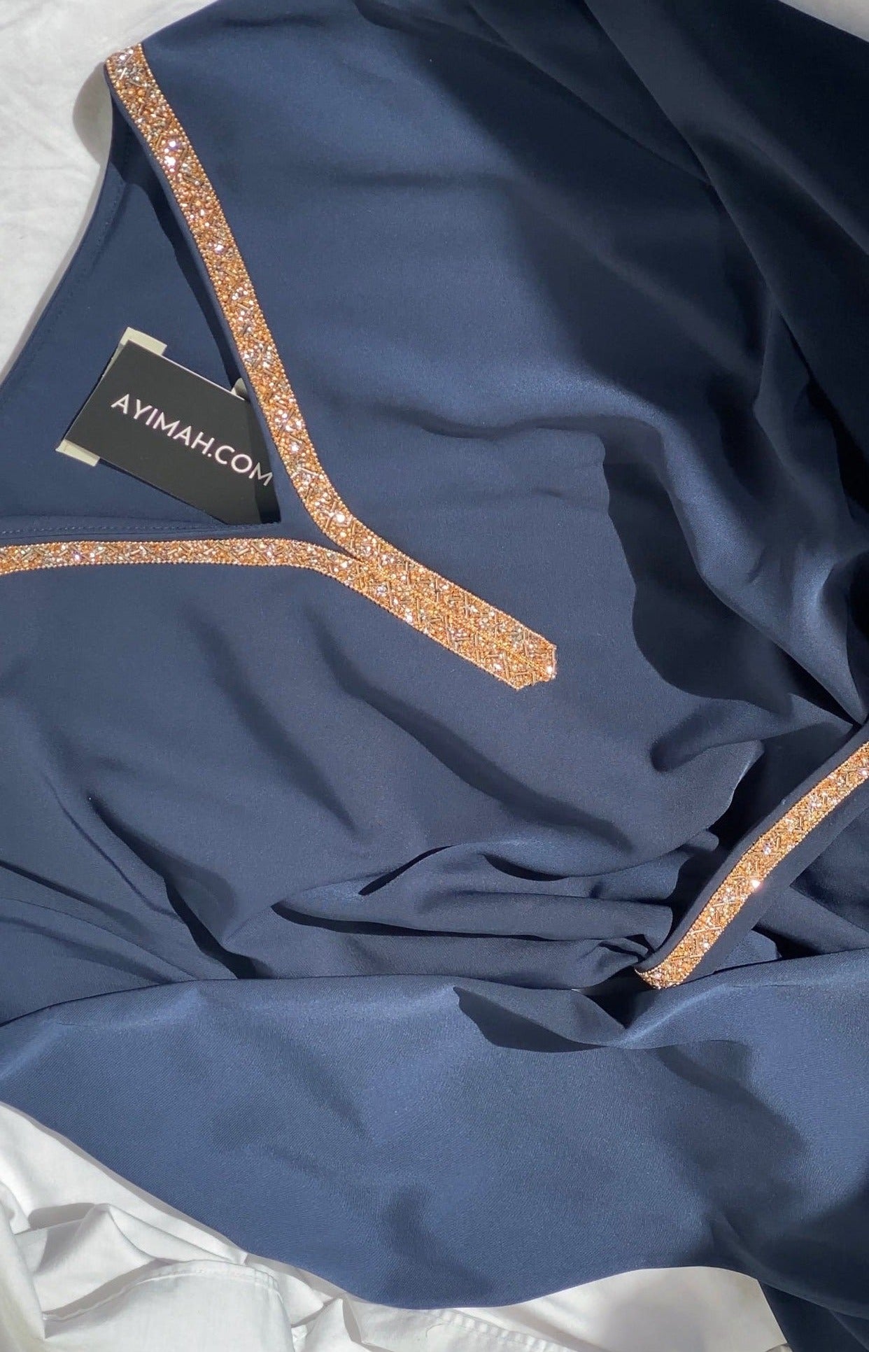 Luxury abaya Royal Blue