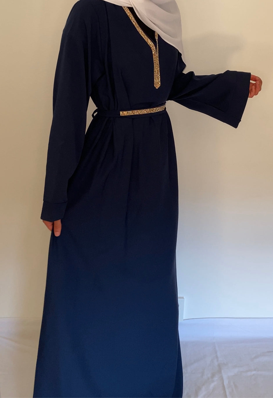 Luxury abaya Royal Blue