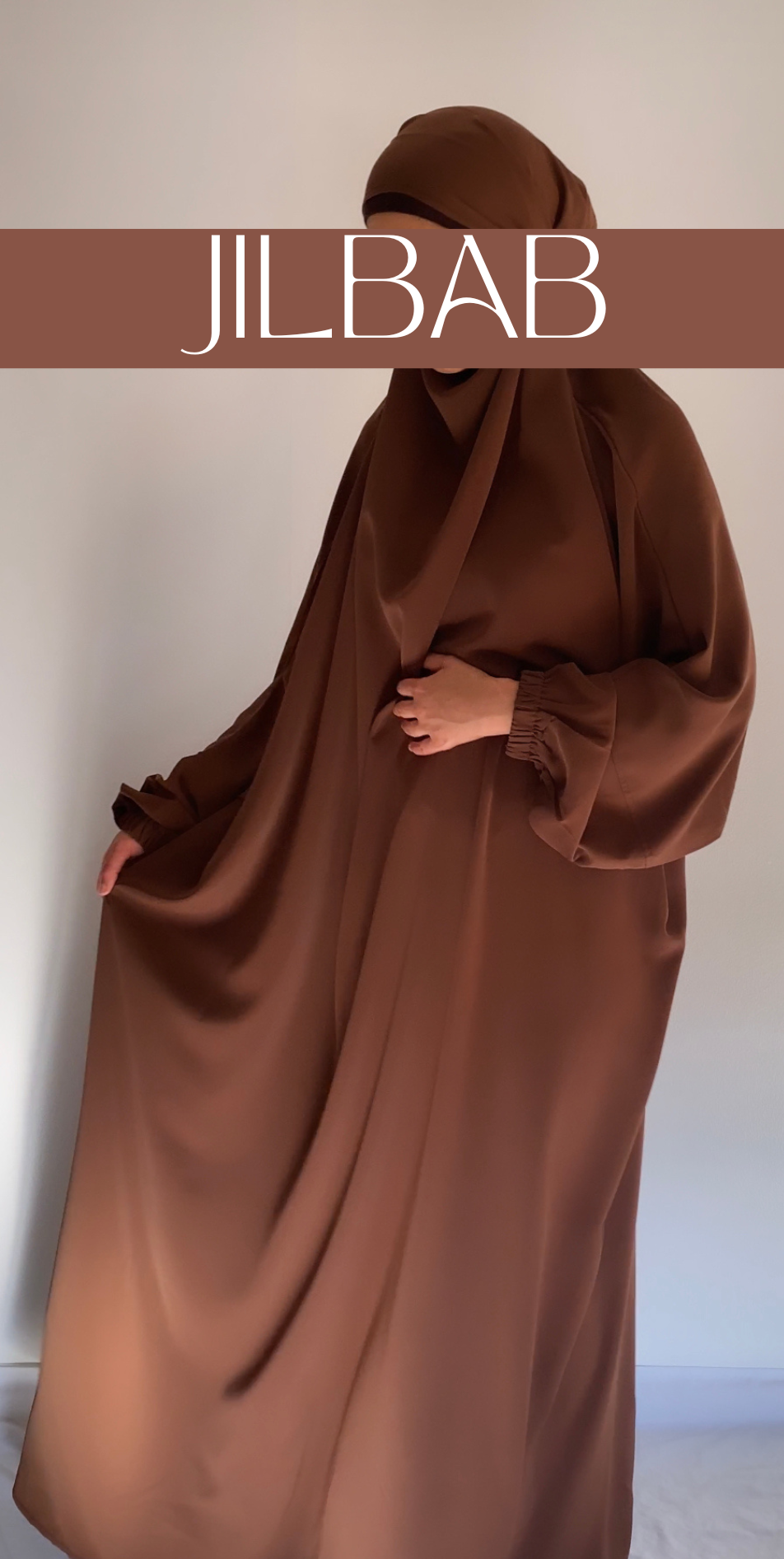 Jilbab Chocolate Brown